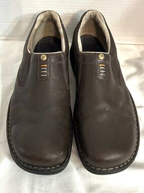 MERRELL World Legend Nubuck Leather Slip On Shoes Brown Men's Size 13 Loafers